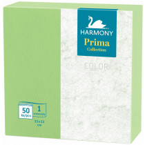 Ubrousky papírové Harmony Color zelené 33cm x 33cm 50ks