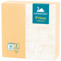 Ubrousky papírové Harmony Color oranžové 33cm x 33cm 50ks