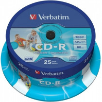 CD - R Verbatim Printable spindle 25ks