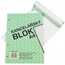 Blok kancelářský BOBO A4 čtvereček
