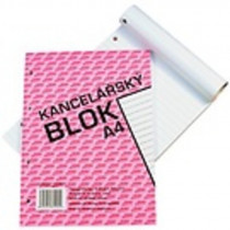 Blok kancelářský BOBO A4 linka