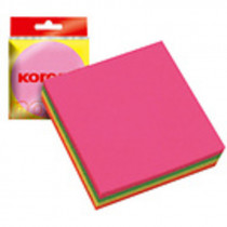 Samolepicí bloček Kores CUBO neon 75 mm x 75 mm 200 lístků