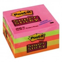 Samolepicí bločky Post-it silně lepicí neonové 76 mm x 76 mm 5 x 90 lístků