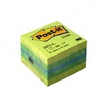 Samolepicí bloček Post-it minikostka citronová 400 lístků