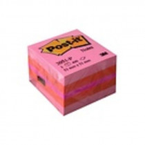 Samolepicí bloček Post-it minikostka růžová 400 lístků