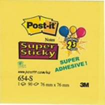 Samolepicí bloček Post-it silně lepicí 76 mm x 76 mm 90 lístků