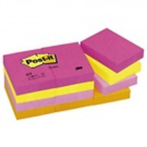 Samolepicí bločky Post-it 51 mm x 38 mm energické barvy 12x100 lístků