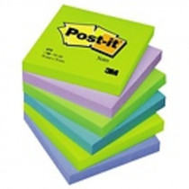 Samolepicí bločky Post-it 76 mm x 76 mm snivé barvy 6 x 100 lístků