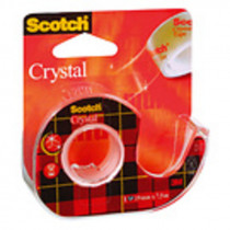 Lepicí páska Scotch Crystal s odvíječem 19 mm x 7,5 m