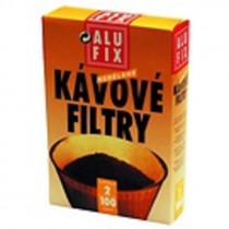 Filtry na kávu Alufix č.2 100 ks