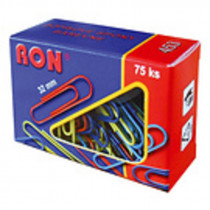 Dopisní spony Conmetron barevné 32 mm 75 ks