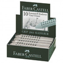 Pryž Faber - Castell GRIP 2001 stříbrná