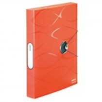 Box na spisy A4 Bebop hřbet 4 cm oranžový