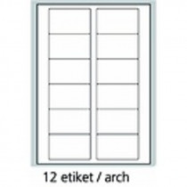 Print etikety A4 pro laserový a inkoustový tisk 66 x 70 mm (12 etiket arch)