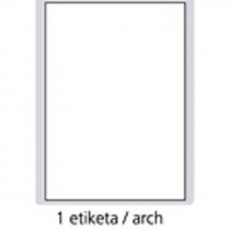 Print etikety A4 pro laserový a inkoustový tisk 210 x 297 mm (1 etiketa arch)