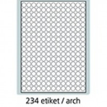 Print etikety A4 pro laserový a inkoustový tisk kulaté průměr 14 mm (243 etiket arch)