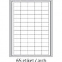Print etikety A4 PLUS pro laserový a inkoustový tisk 38 x 21,2 mm (65 etiket arch)