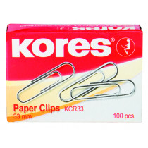 Dopisní spony Kores 33 mm