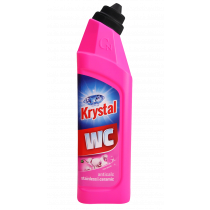 KRYSTAL WC kyselý na nerez a keramiku růžový 750 ml