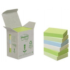 Samolepící bločky Post-it recyklované 76 x 76 mm pastelové 6 x 100 lístků