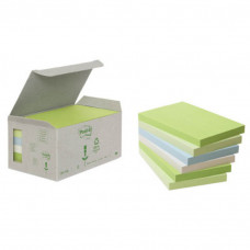 Samolepící bločky Post-it recyklované 76 x 127 mm pastelové 6 x 100 lístků