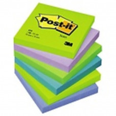 Samolepicí bločky Post-it 76 mm x 76 mm snivé barvy 6 x 100 lístků