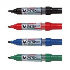 Značkovač V Super Color Medium Begreen červený